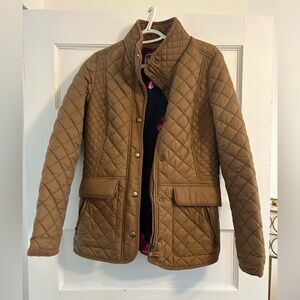 Joules Quilted Jacket with Corduroy Trim - size 6 US (UK 10)